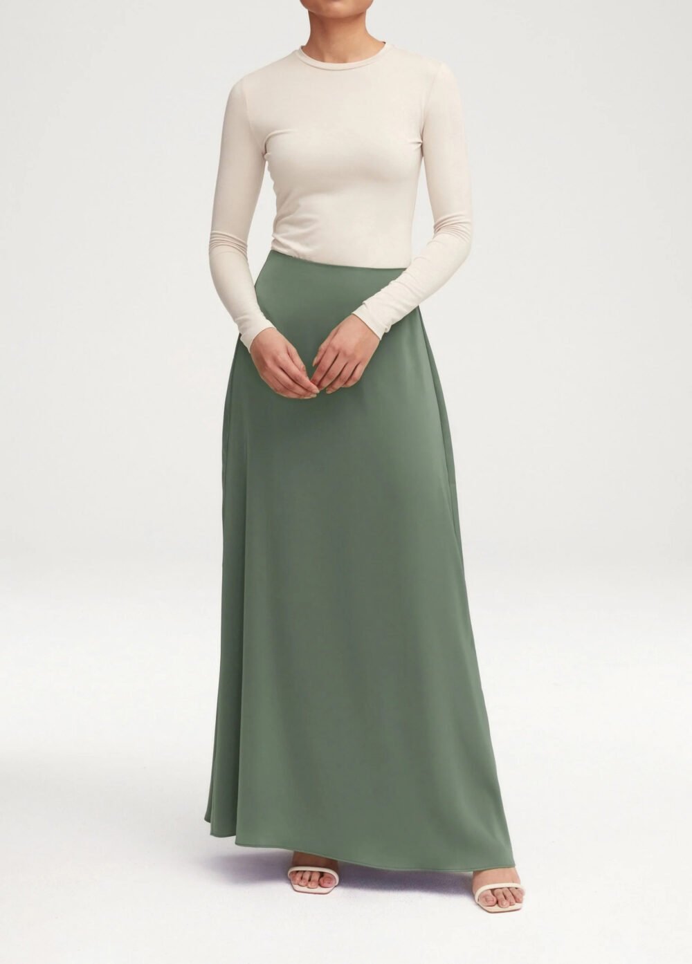 flowy maxi skirt
