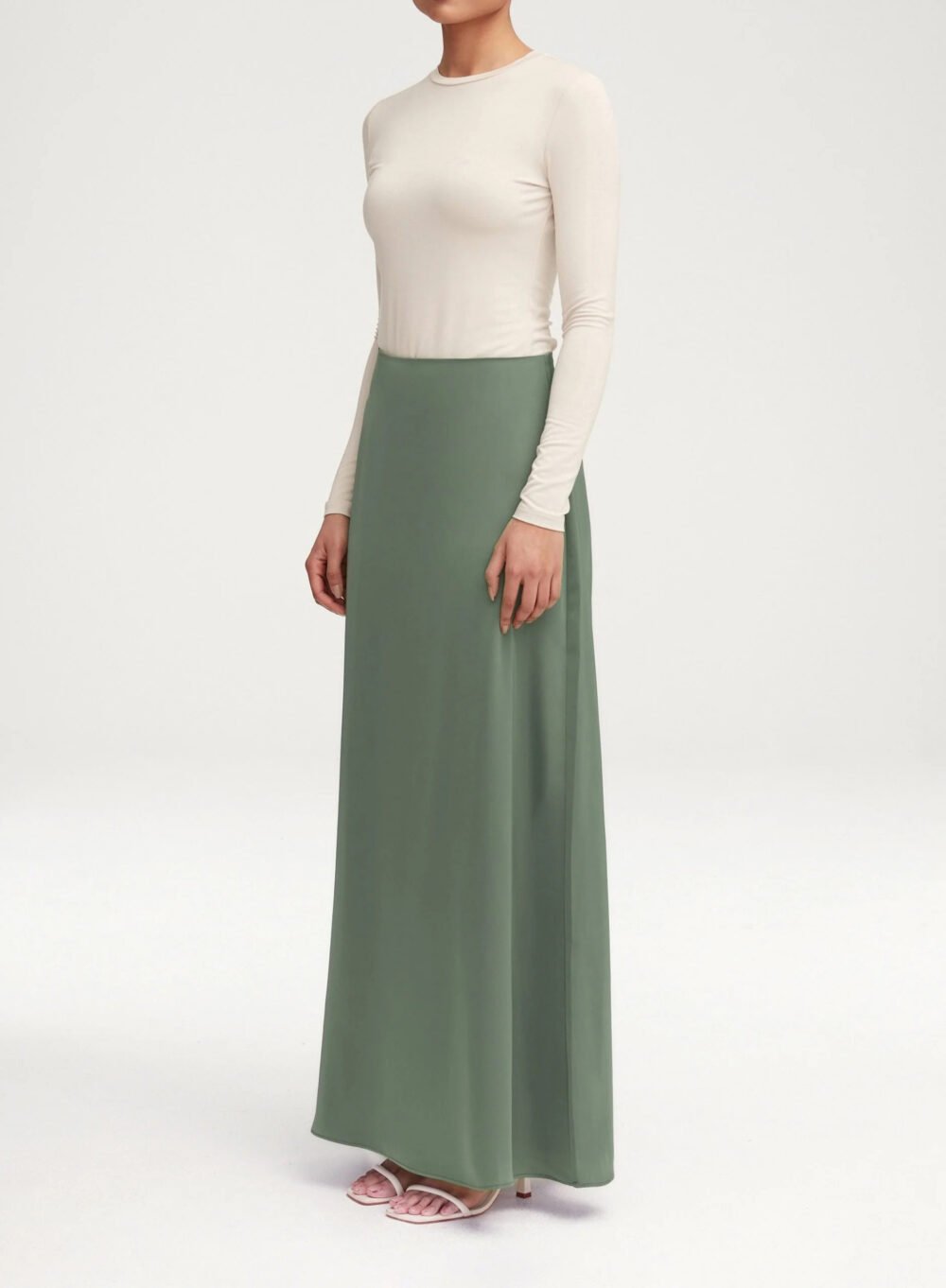 flowy maxi skirt